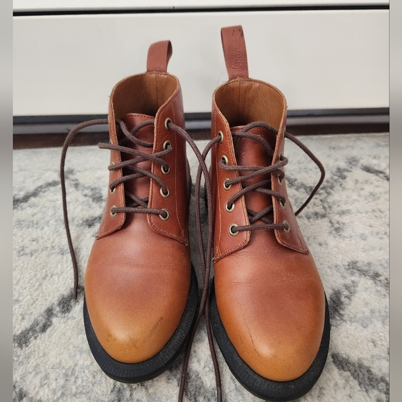 Dr Martens Emmeline Oak Leather Boots Women’s Size US 6 - Picture 1 of 4